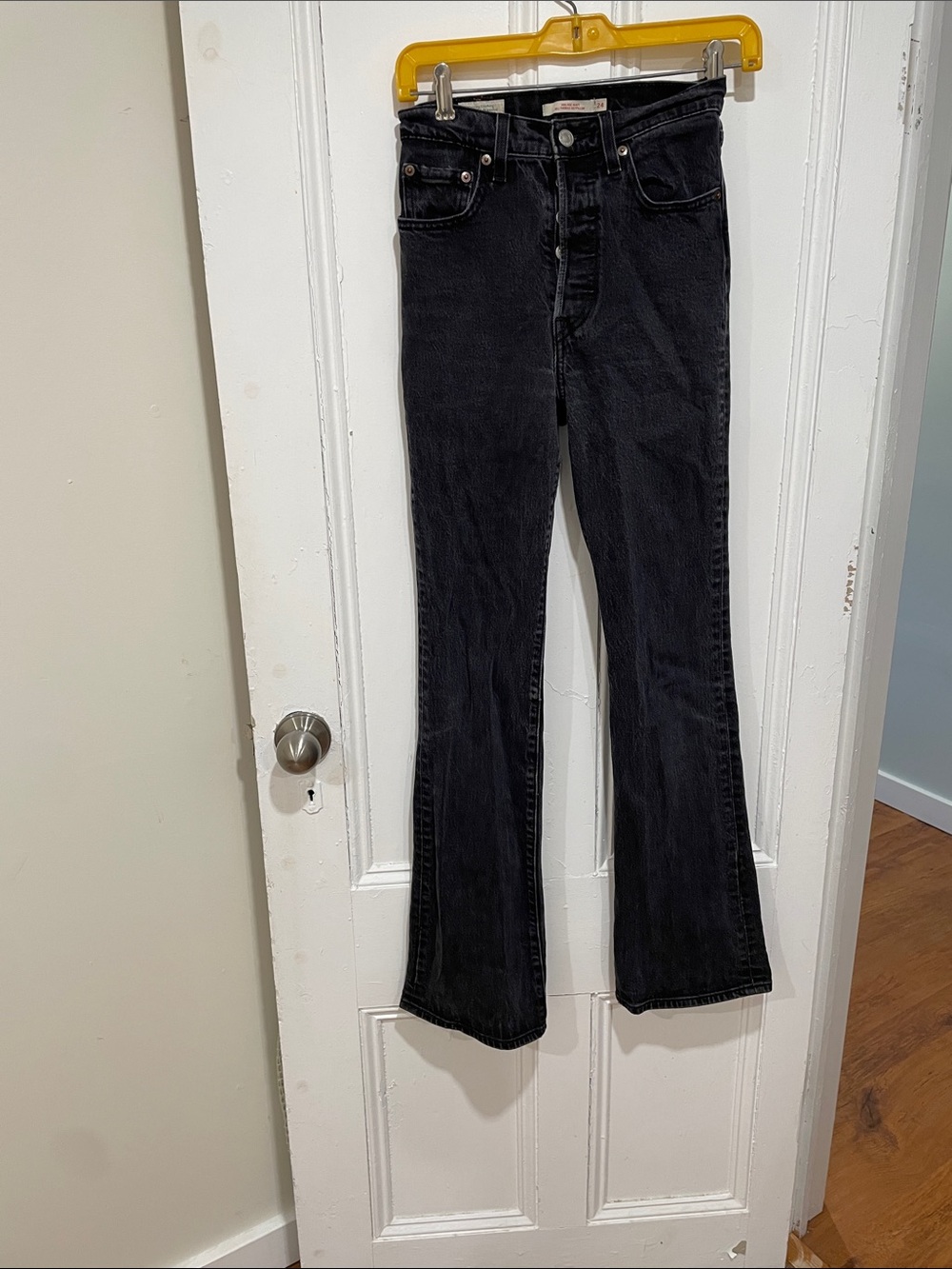 Levi's Black Women's Jeans Ribcage Boot 24